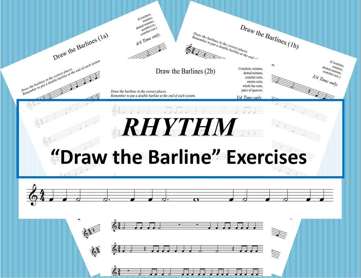 Music RHYTHM Draw The Barlines 3 Made By Teachers