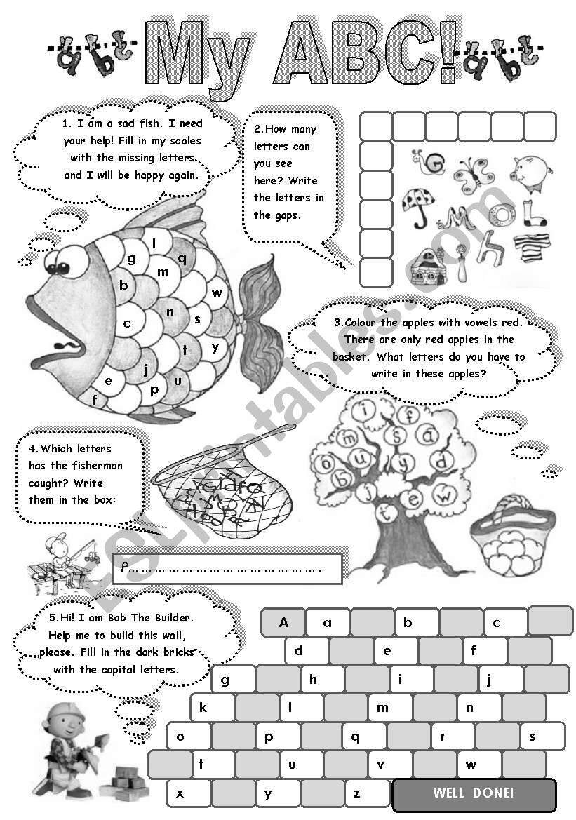 Alphabet Worksheets Free Printable A Z Alphabet Practice