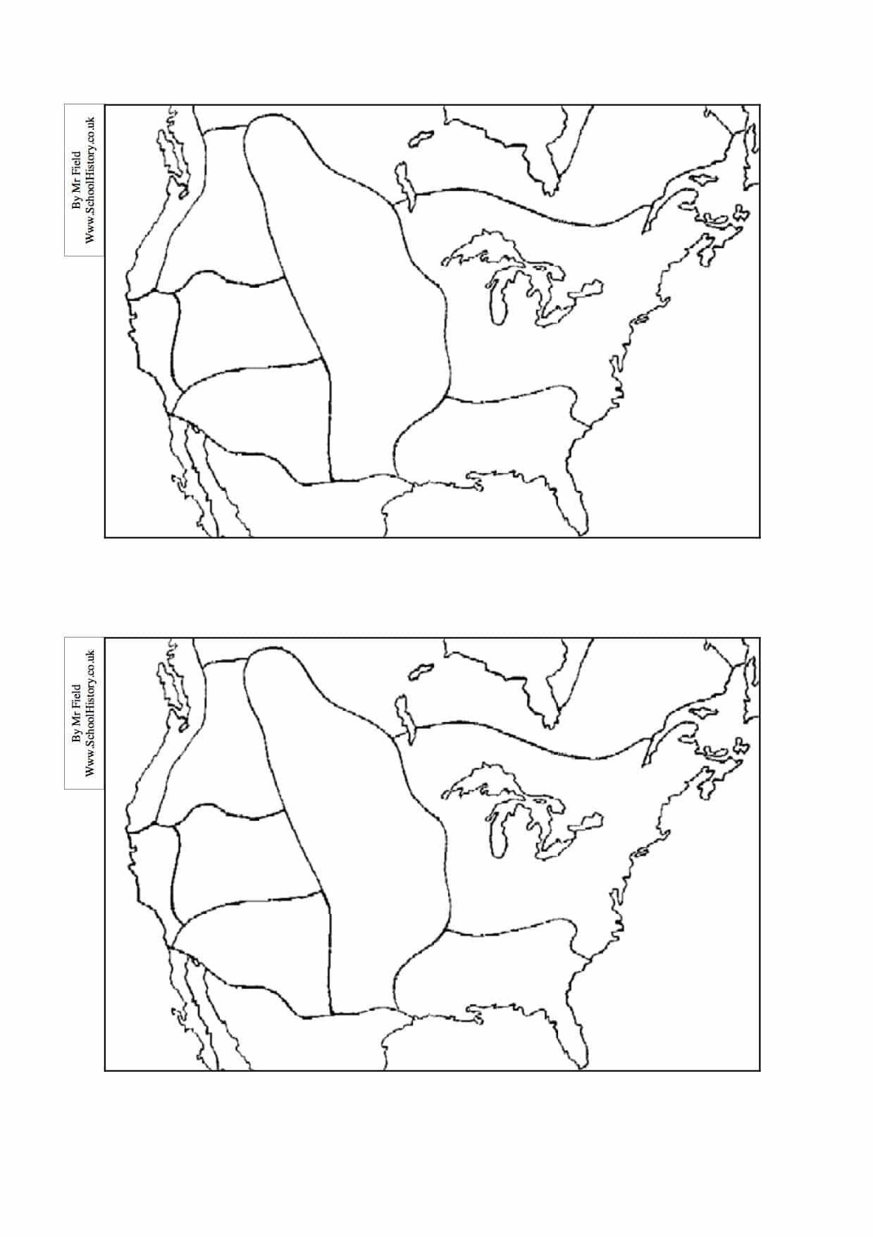 Native American Maps Blank Map Worksheet Native American Maps Blank Map Worksheet