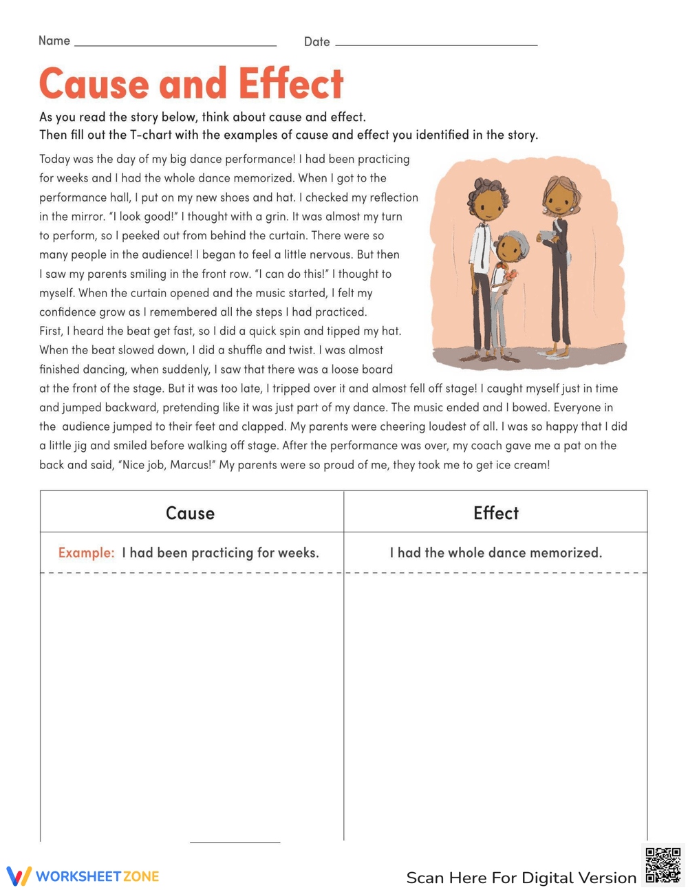 Printable 4th Grade Cause And Effect Strategies Worksheets Cause And Effect Match Interactive Worksheet Worksheets Library