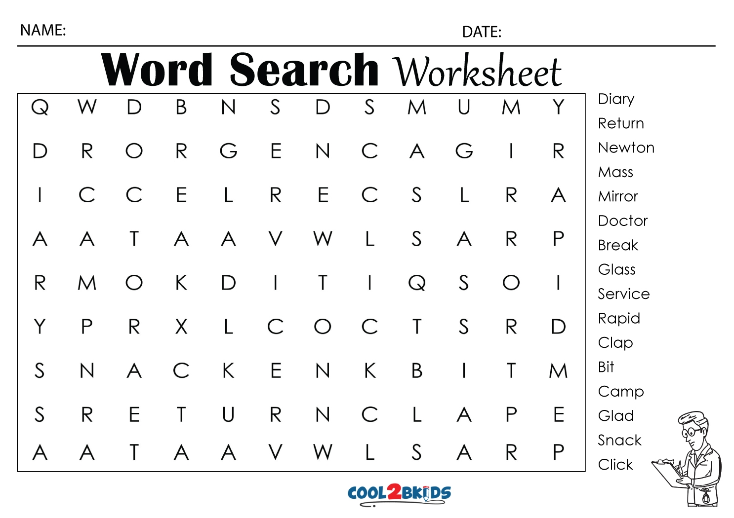 Free Printable Spring Word Search For Kids Cute Coloring Pages For Kids