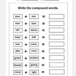 Printable Compound Words Pdf Activity School For Kids