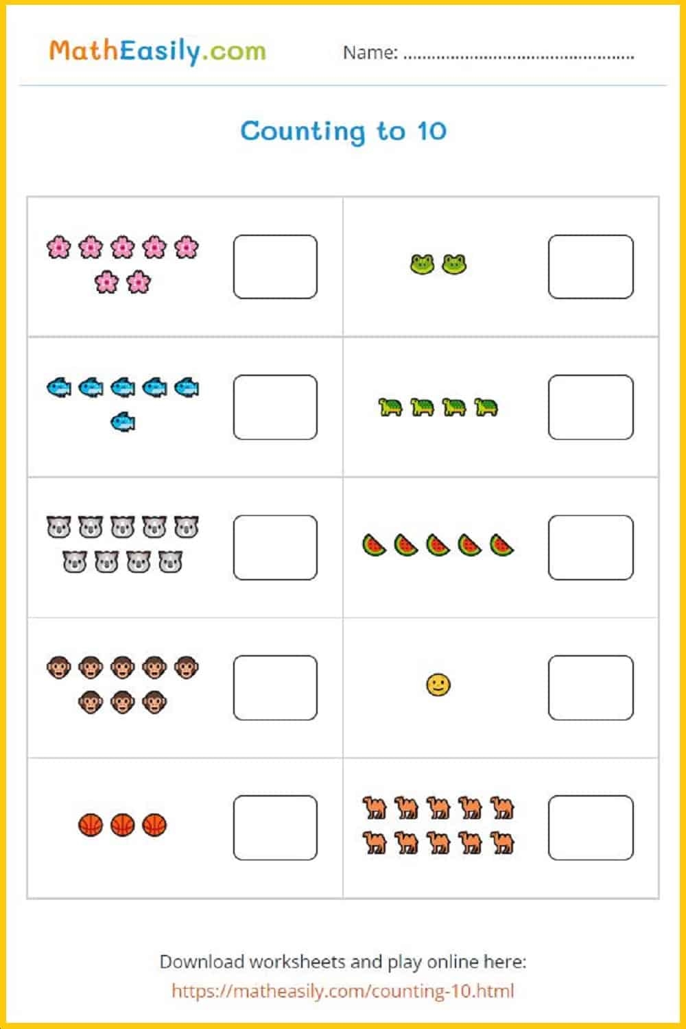 Customize 1 742 Kindergarten Math Worksheets Templates Online Canva