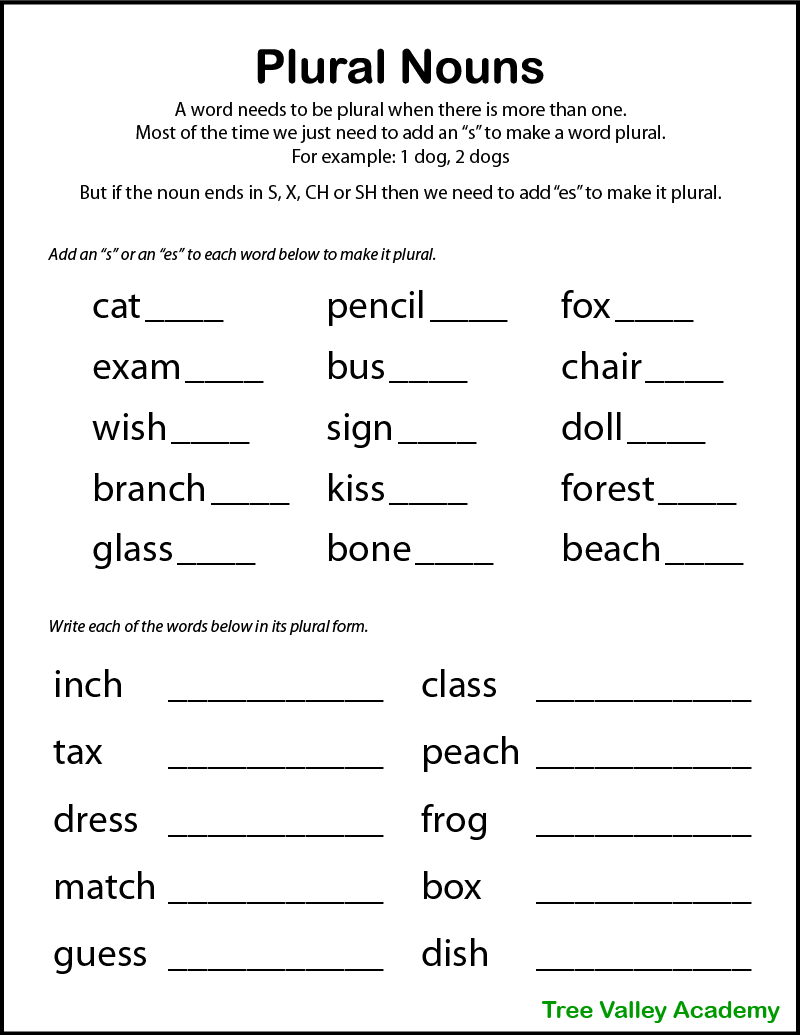 Singular And Plural Nouns Grammar Worksheets Irregular And Regular Nouns Made By Teachers