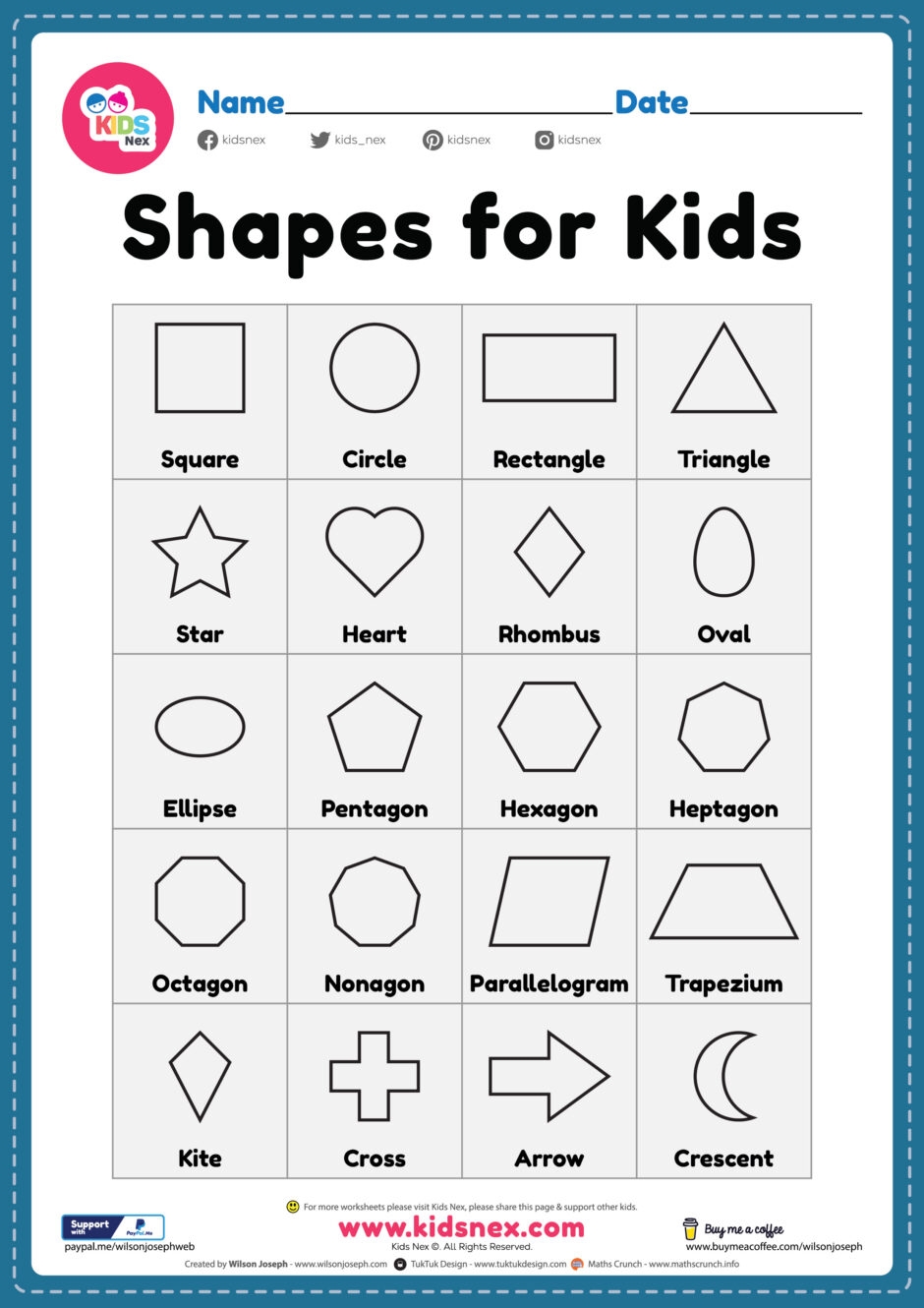 Printable Shapes For Preschool Free Printable PDF For Kids Back To School Worksheets For Kids ABCmouse