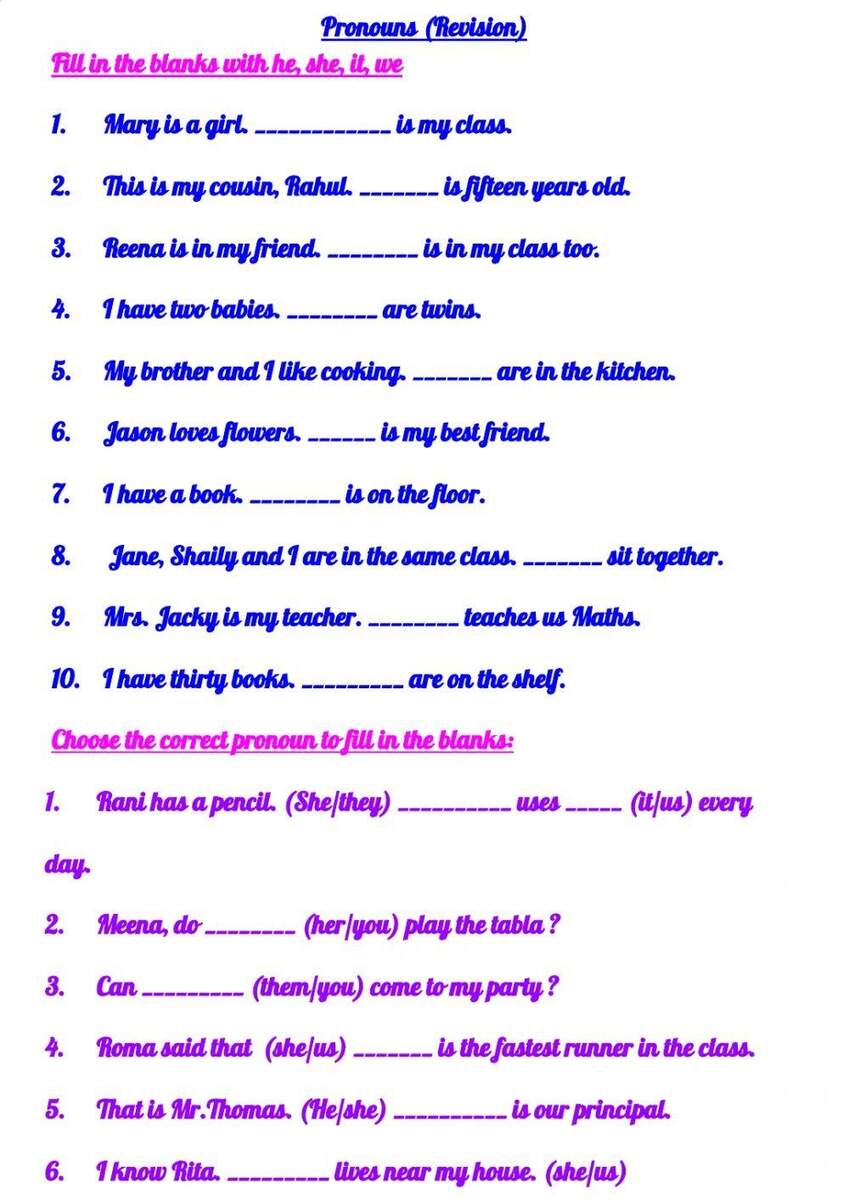 Pronouns Online Activity For Grade 3 Worksheets Library Pronouns Online Activity For Grade 3 Worksheets Library