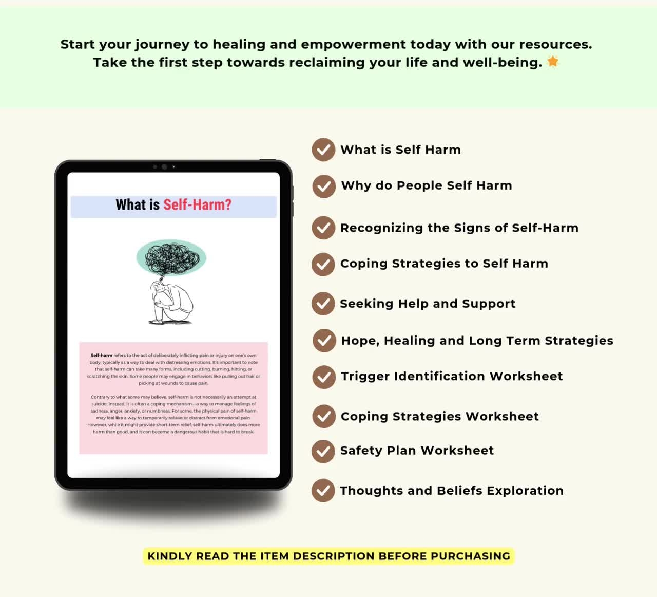 Self Harm Coping Skills Worksheets For Teen Mental Health Reflective Teen Therapy Depression Anxiety And Trauma For Teen And Safety Plan Etsy Alternatives To Self Harm Handouts And Coping Strategies Adaptive Coping Skills Self Harm Prevention DBT Distress Tolerance Social Work Etsy
