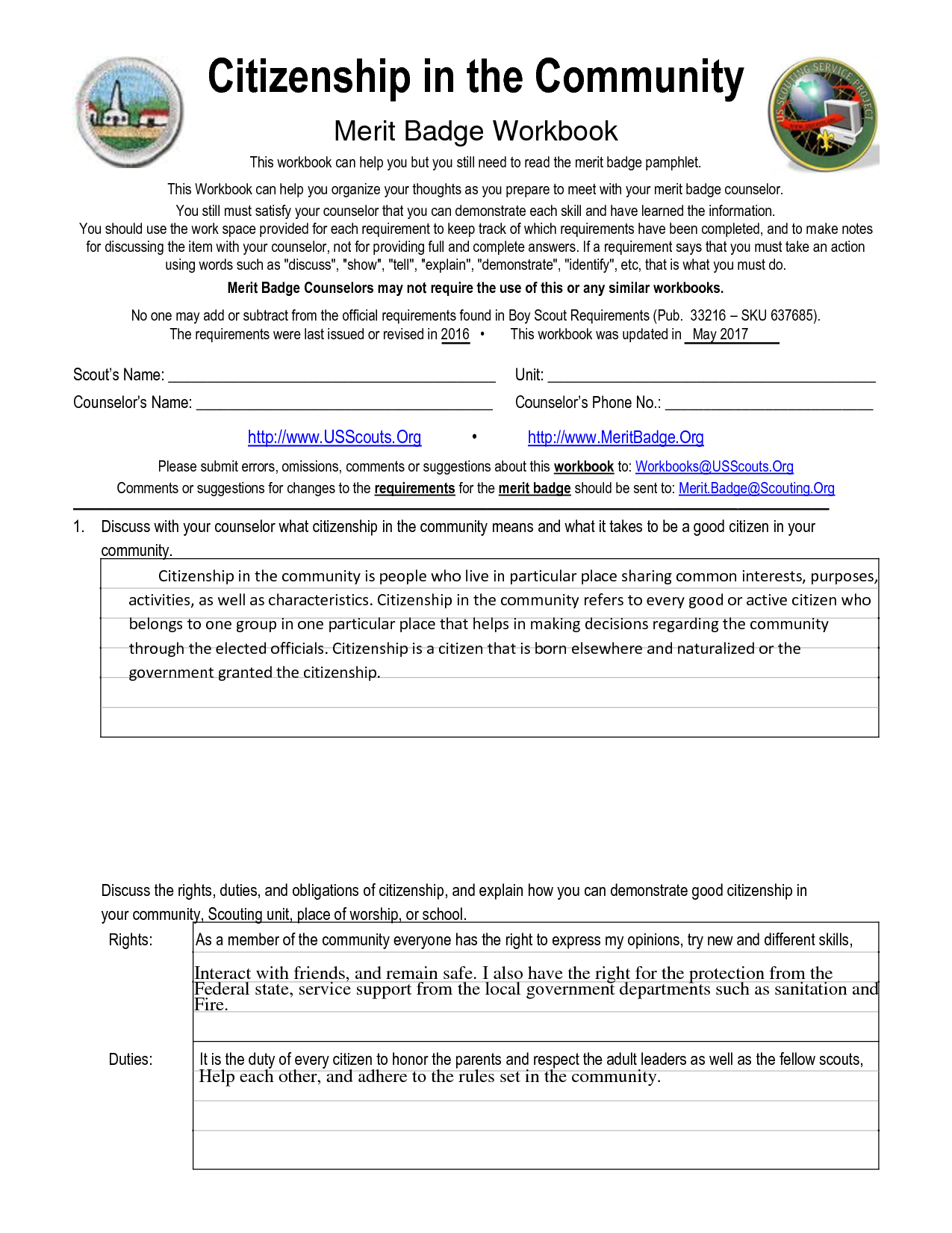 SOLUTION Citizenship In The Community Studypool Worksheets Library