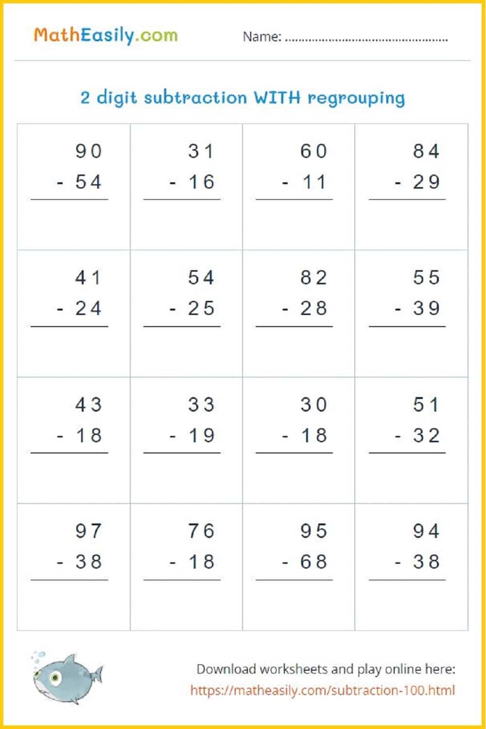Third Grade Math Worksheets PDF Free Download