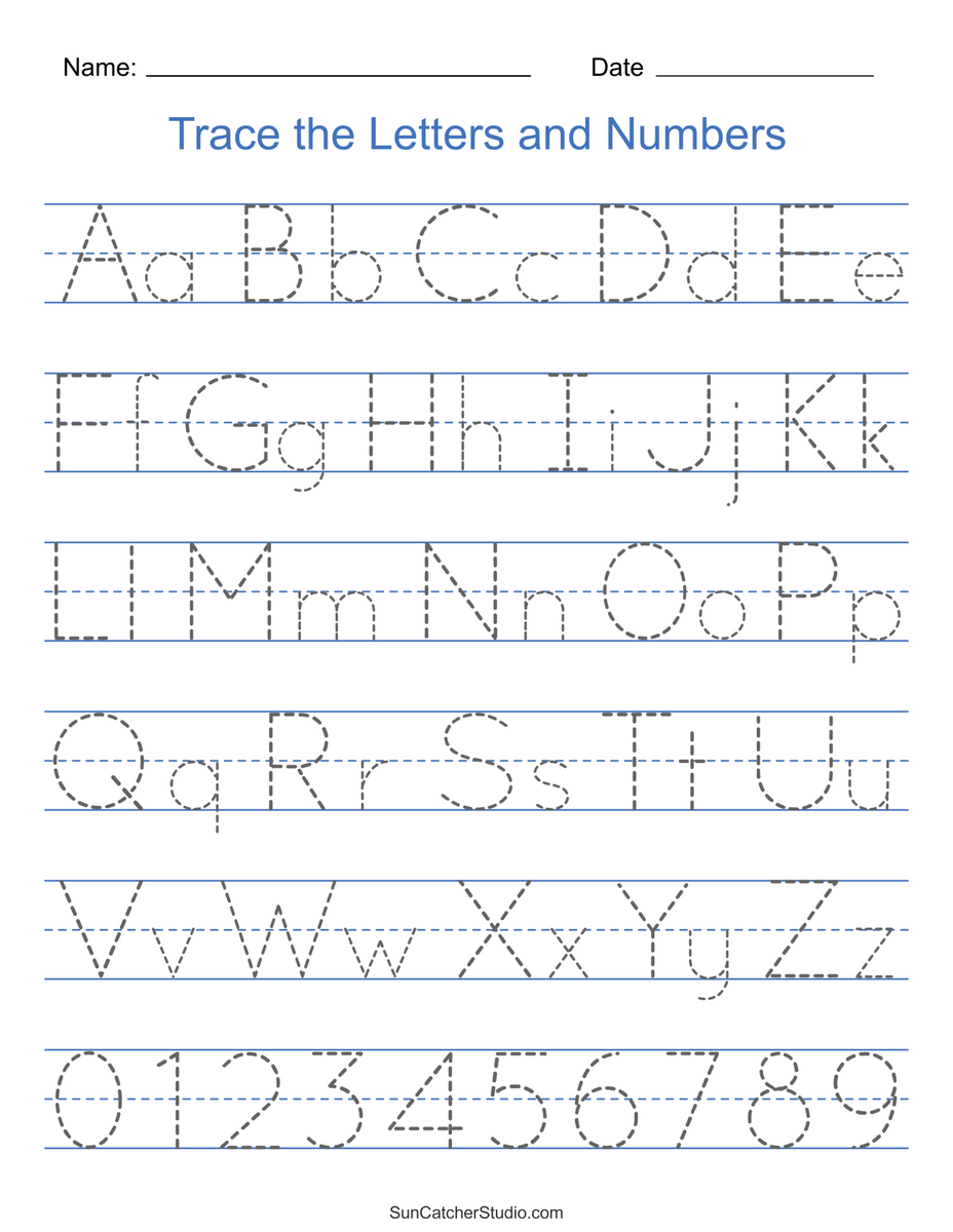 Tracing Numbers Free Printable Practice PDF Worksheets Free Printables Lettering SVG Files Tools Apps