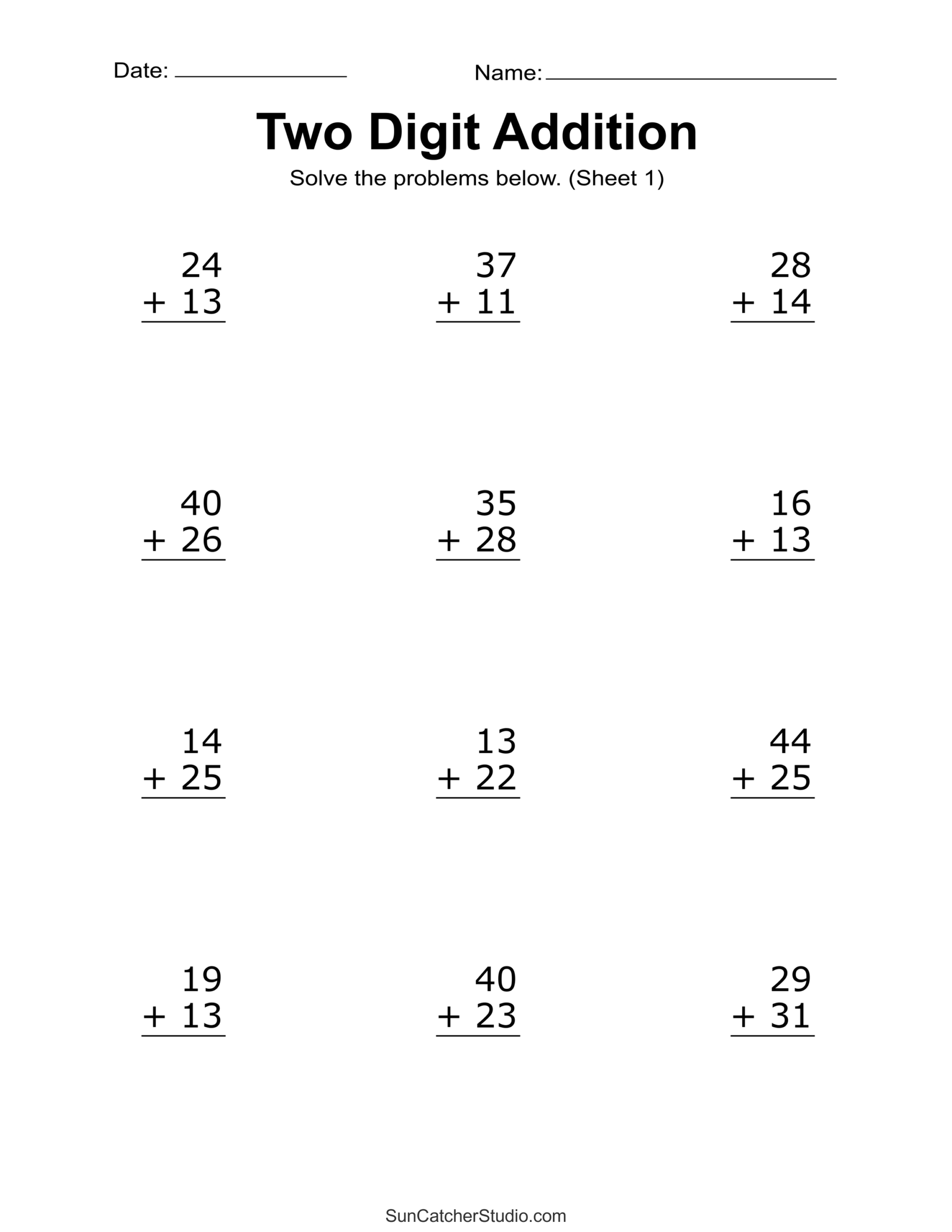 Page 4 Free Printable 2nd Grade Math Worksheets Canva