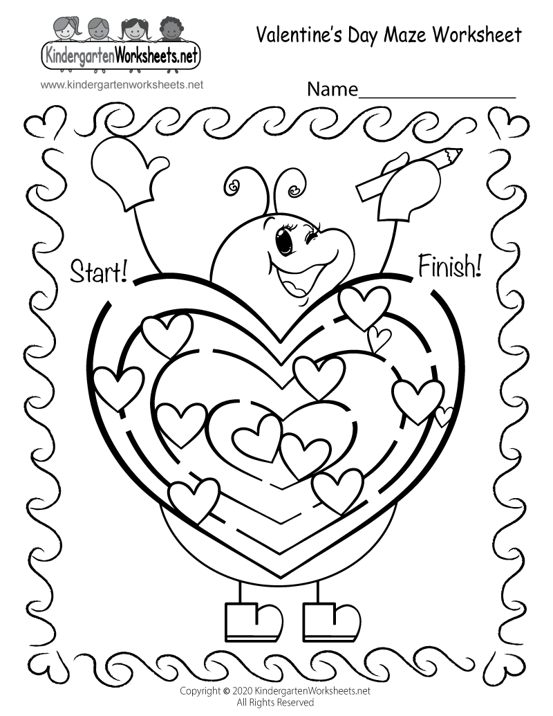 Valentine S Day Worksheets Printable FREE Valentine S Day Worksheets For Kindergarten My Nerdy Teacher Valentine Worksheets Free Printable