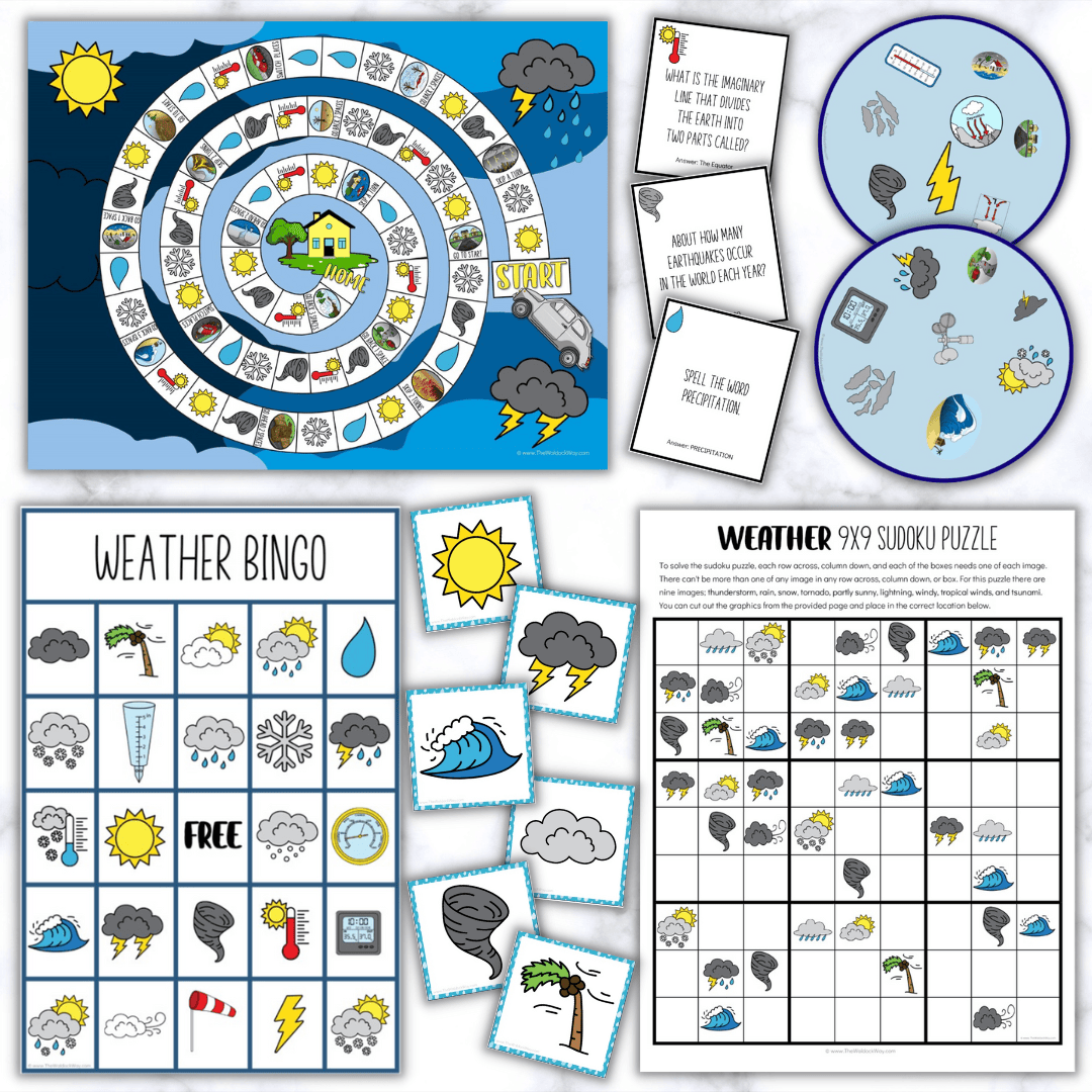 Weather Natural Disasters Study The Waldock Way Weather Natural Disasters Study The Waldock Way