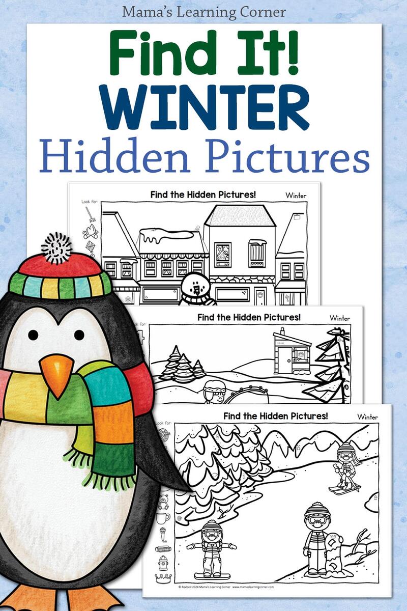 Free Printable Hidden Picture Puzzles For Kids Worksheets Library