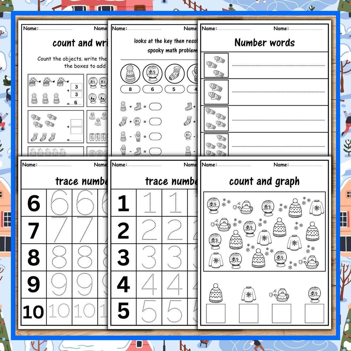 Winter Solstice Activities Winter Math Worksheets Snowy Math Activities K 2 Classful