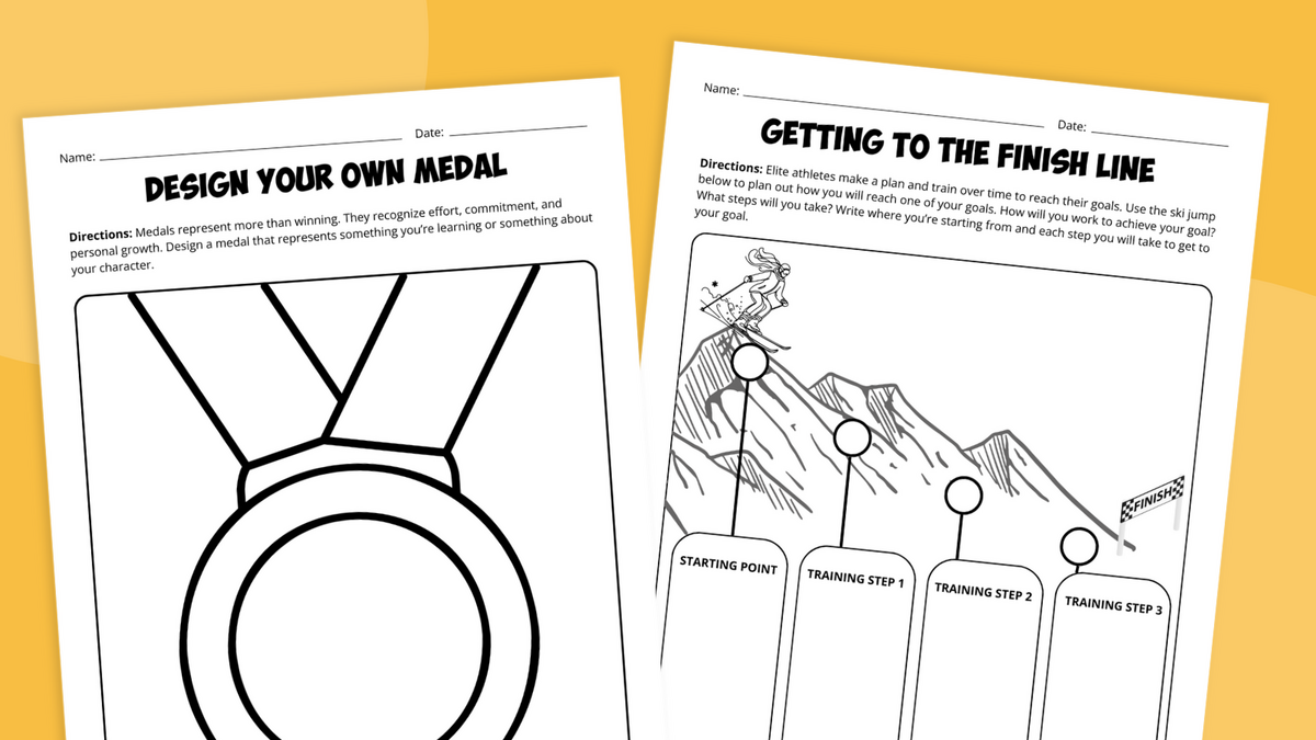 Free Printable Winter Olympics Word Scramble Worksheets