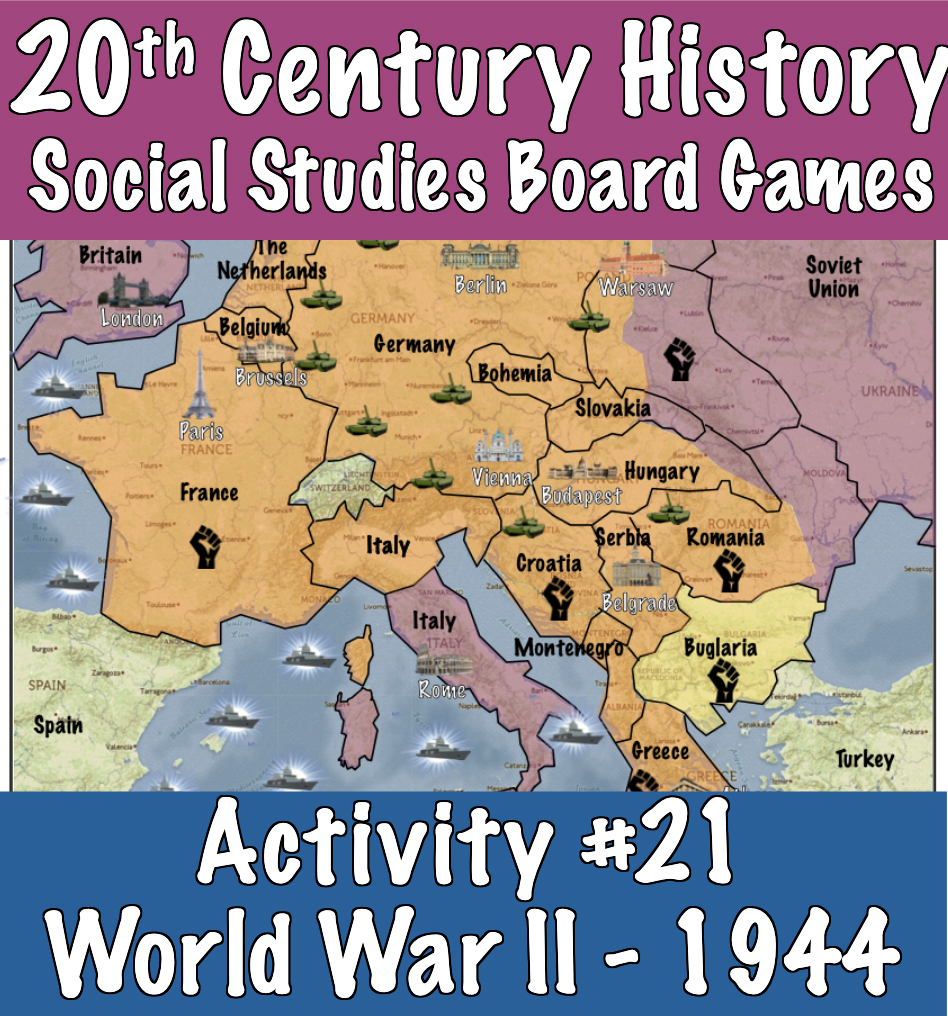 World War Two Map Collection By Teach Simple